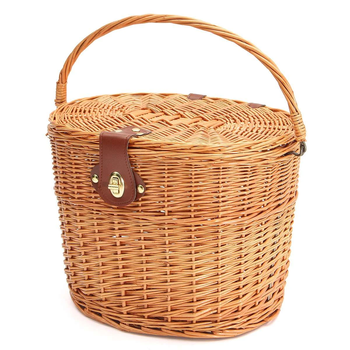 Wicker Bicycle Basket