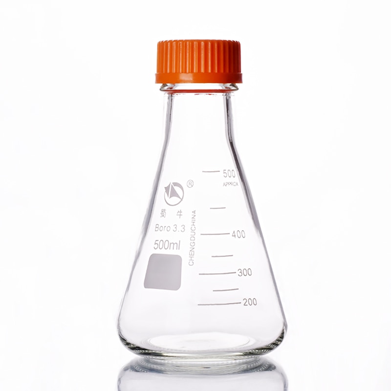 500ml Triangle Borosilicate Glass Bottle