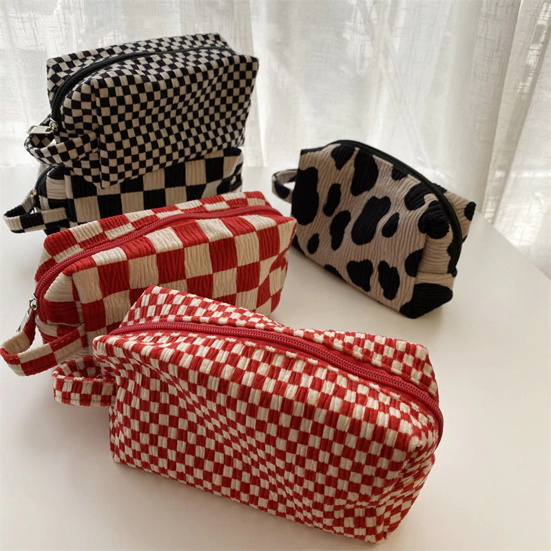 Patterned Cosmetic Travel Bags