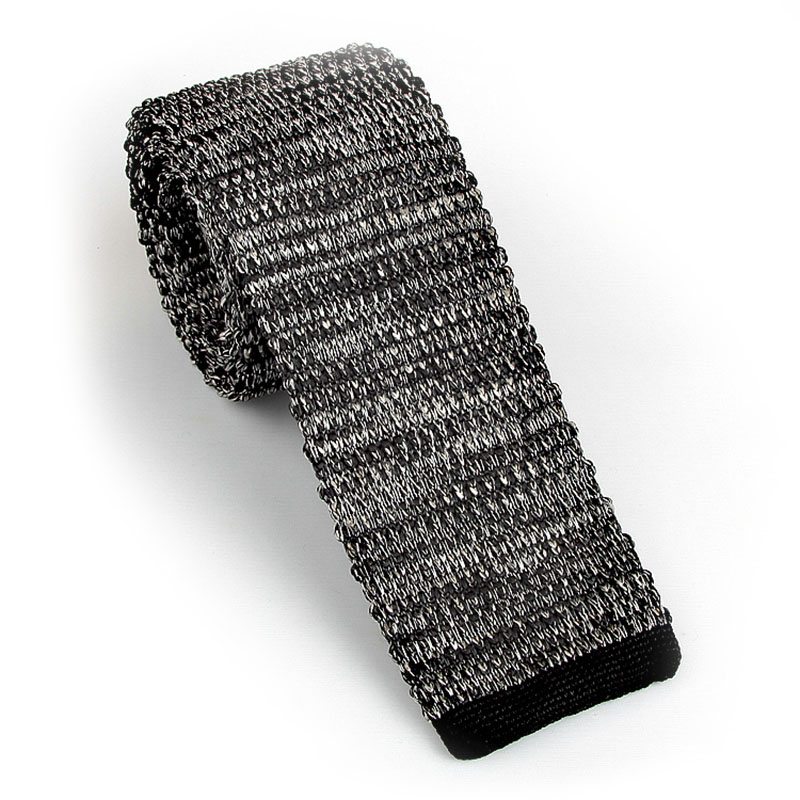 Mens Knitted Skinny Tie