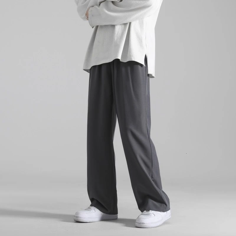 Casual Straight Waistband Trousers