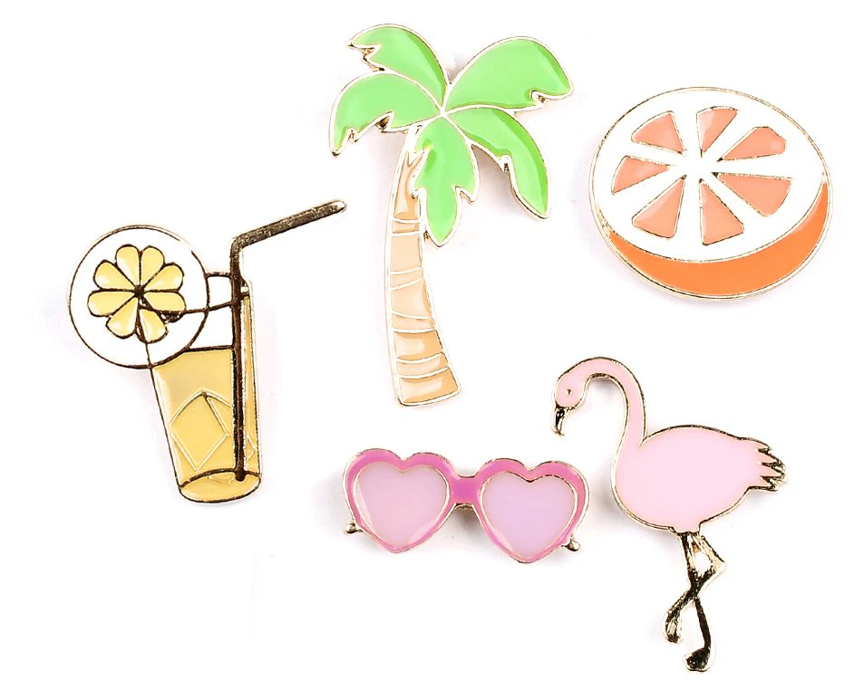 Tropical Summer Brooches