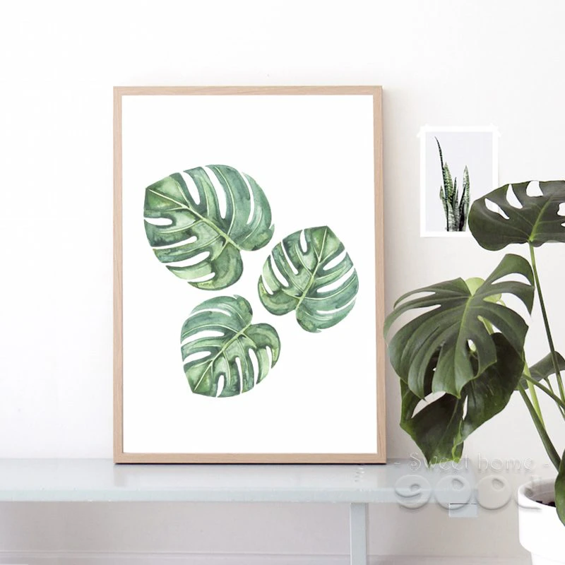 Tropical Leaf Canvas