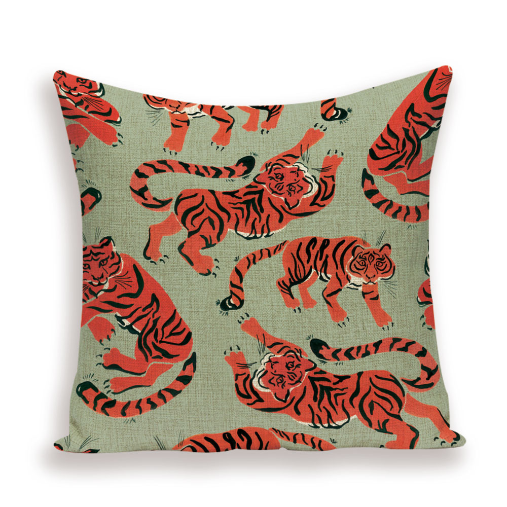 Tiger Throw Pillow