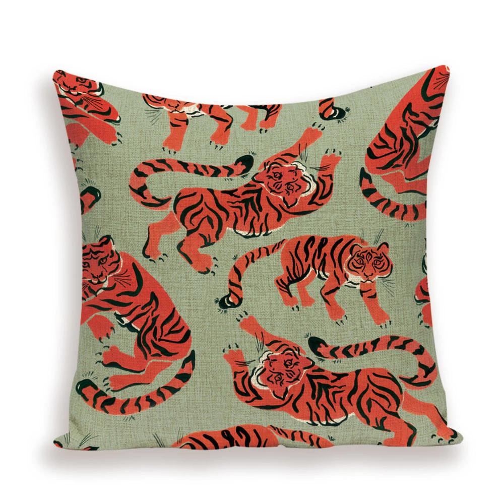 Tiger Throw Pillow