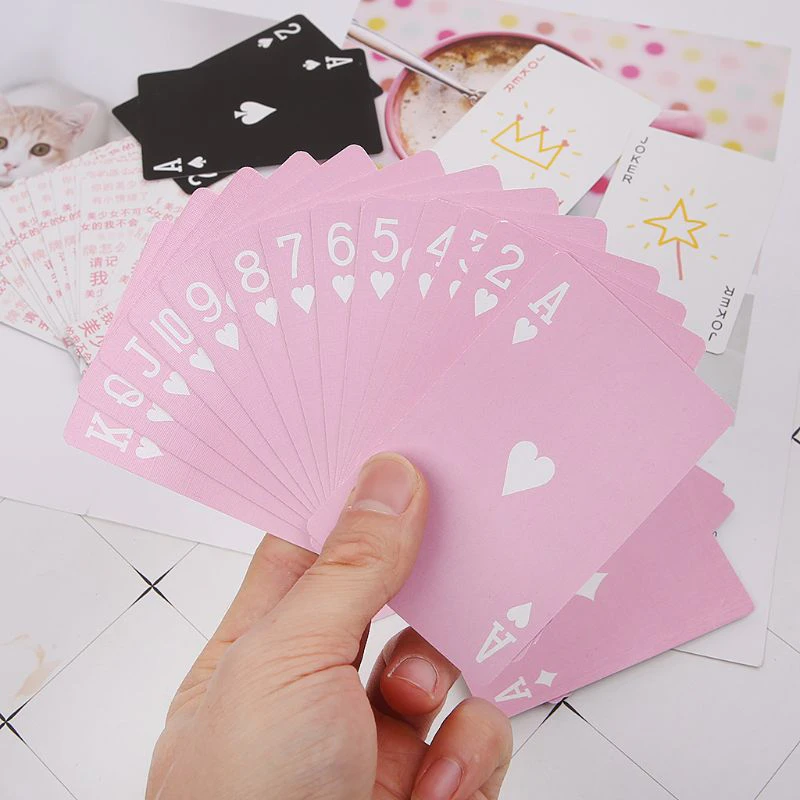 Pastel Pink Playing Cards Set