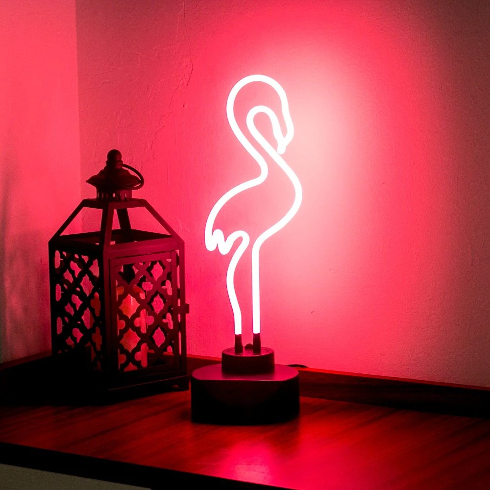 Neon Flamingo Light