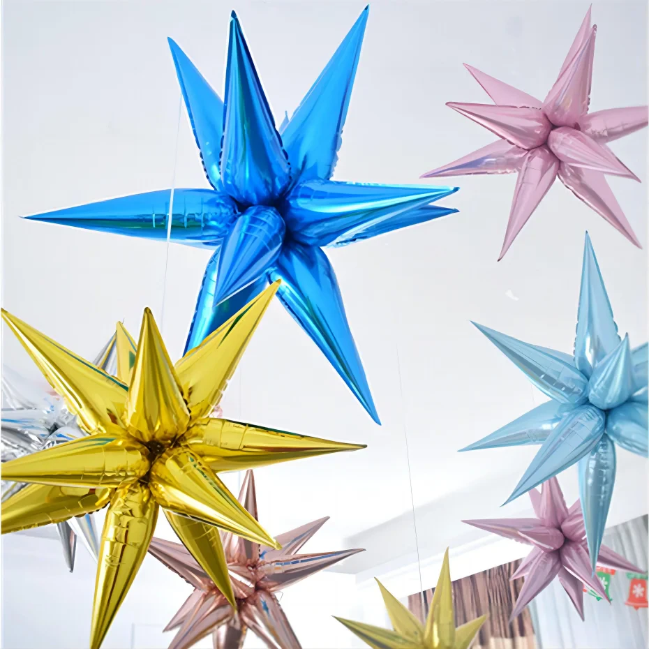 Metallic Starburst Balloon