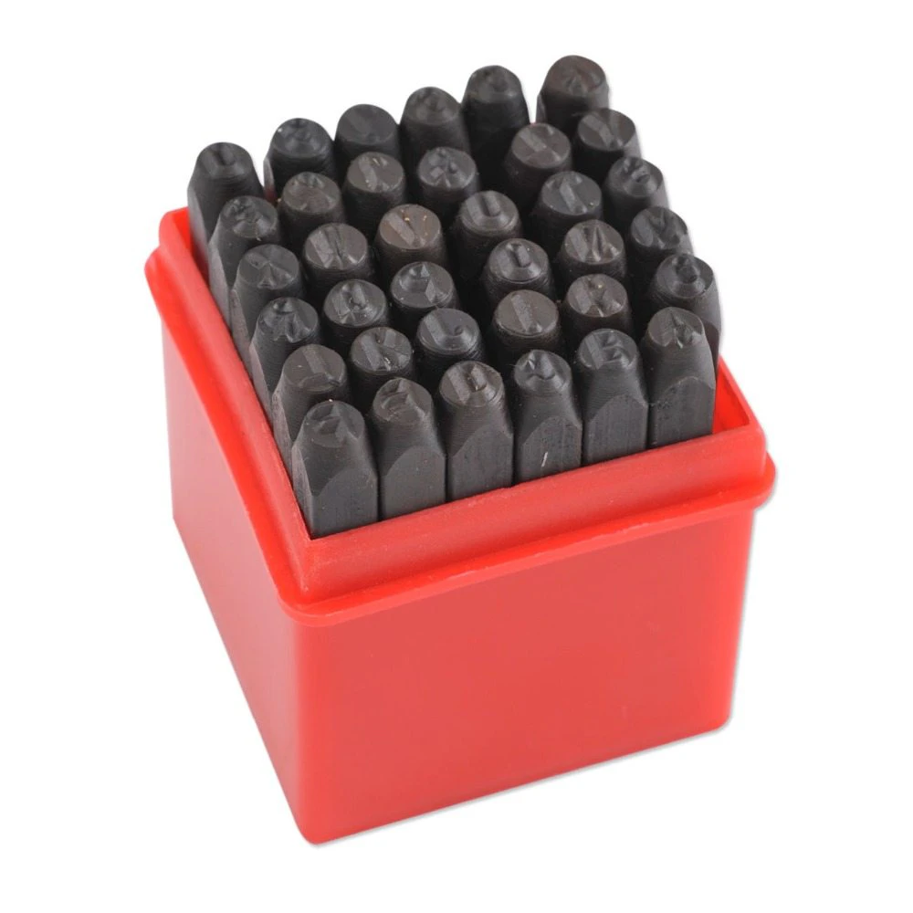 Alphabet & Number Steel Punch Set