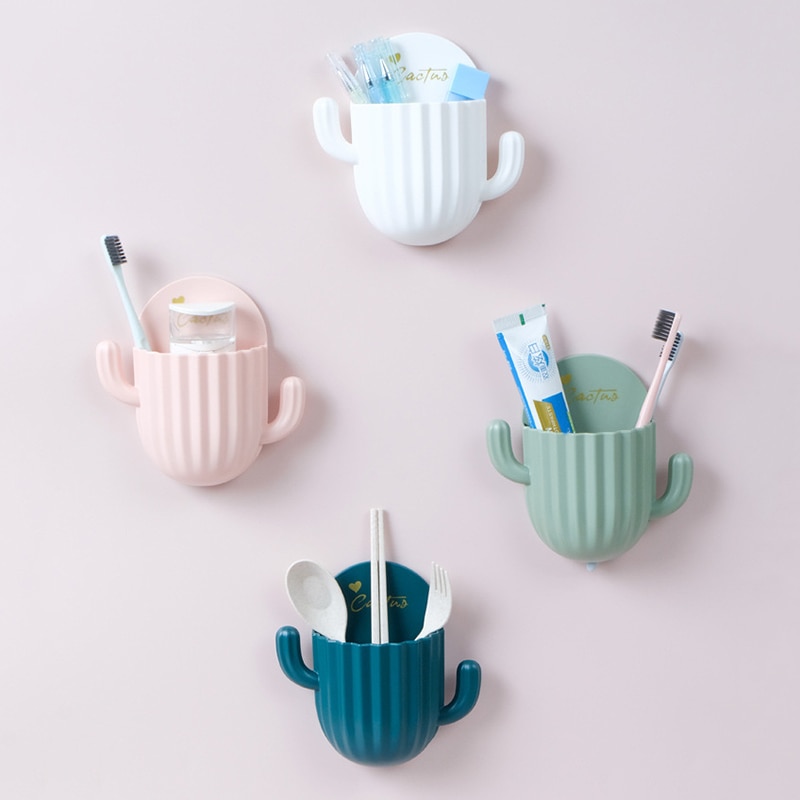 Cactus Bathroom Wall Storage