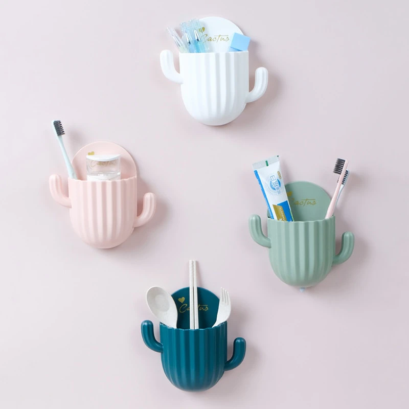 Cactus Bathroom Wall Storage