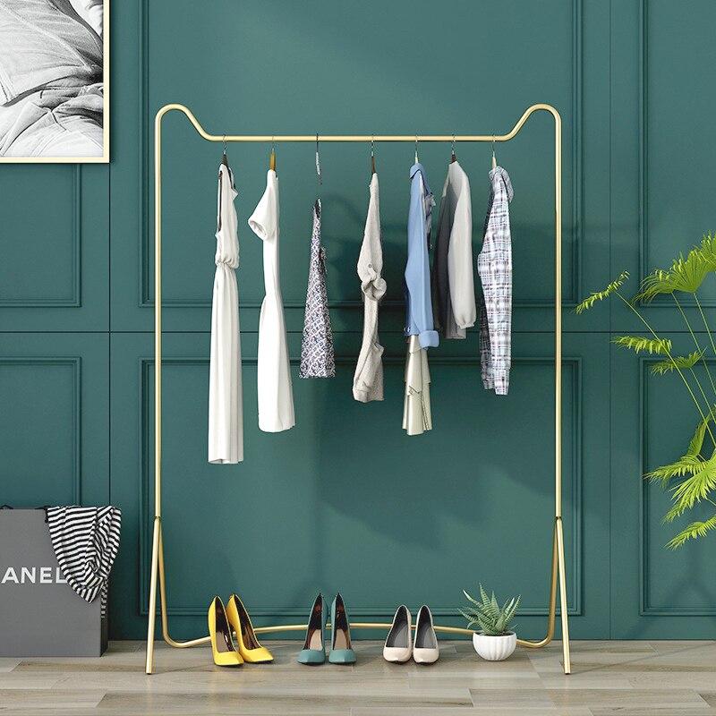 Minimal Gold Clothes Rack