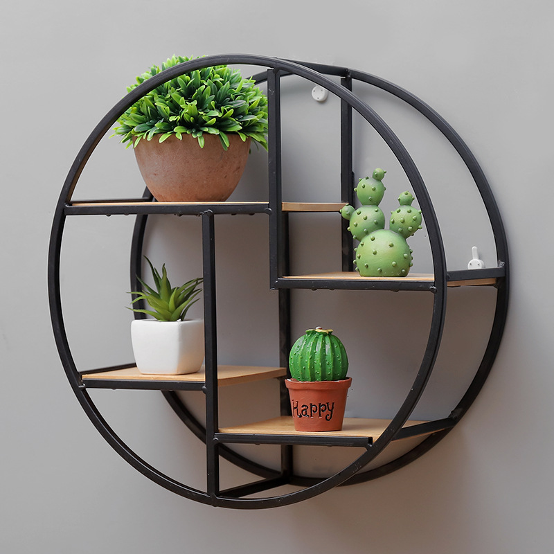 Retro Iron Wall Shelf