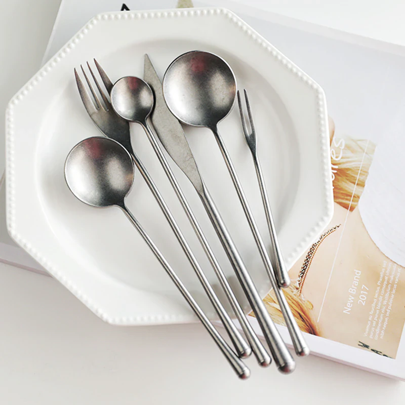 Retro Stainless Steel Cutlery