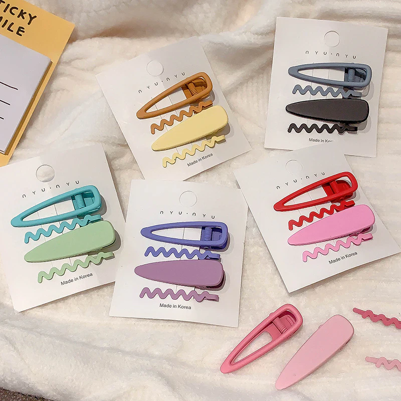Geometric Hairclip Set
