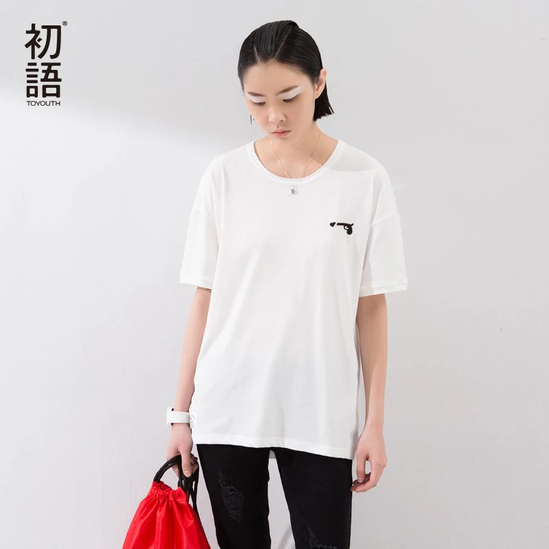 Heart Gun Print Womens Scoop Tee