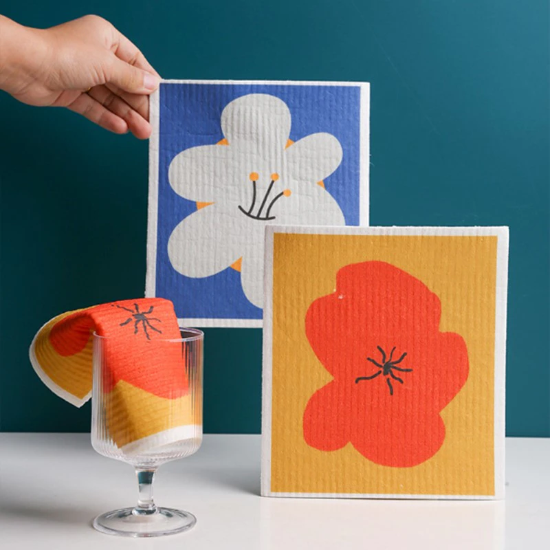 Abstract Print Wash Cloths