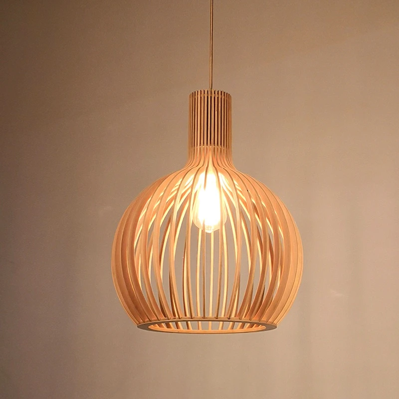 Bamboo Cage Pendant Light
