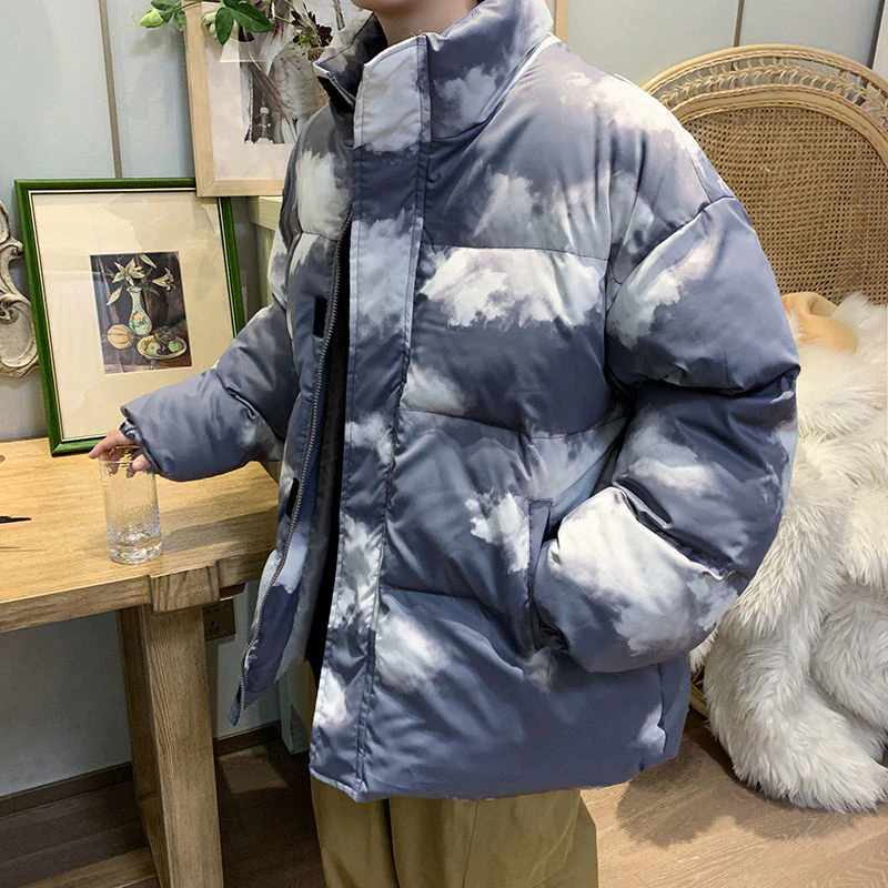 Cloudy Sky Puffer Jacket