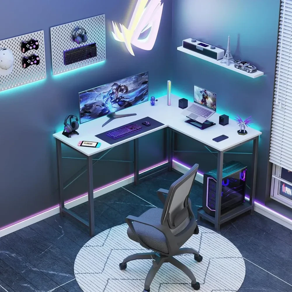 Sleek L-Shaped Desk