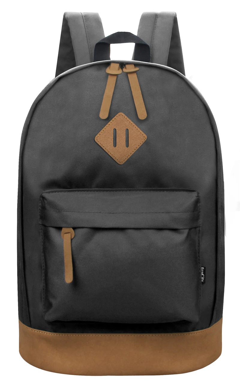 Classic Ecocity Canvas and Leather Backpack