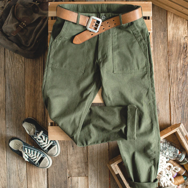 Green Khaki Pants