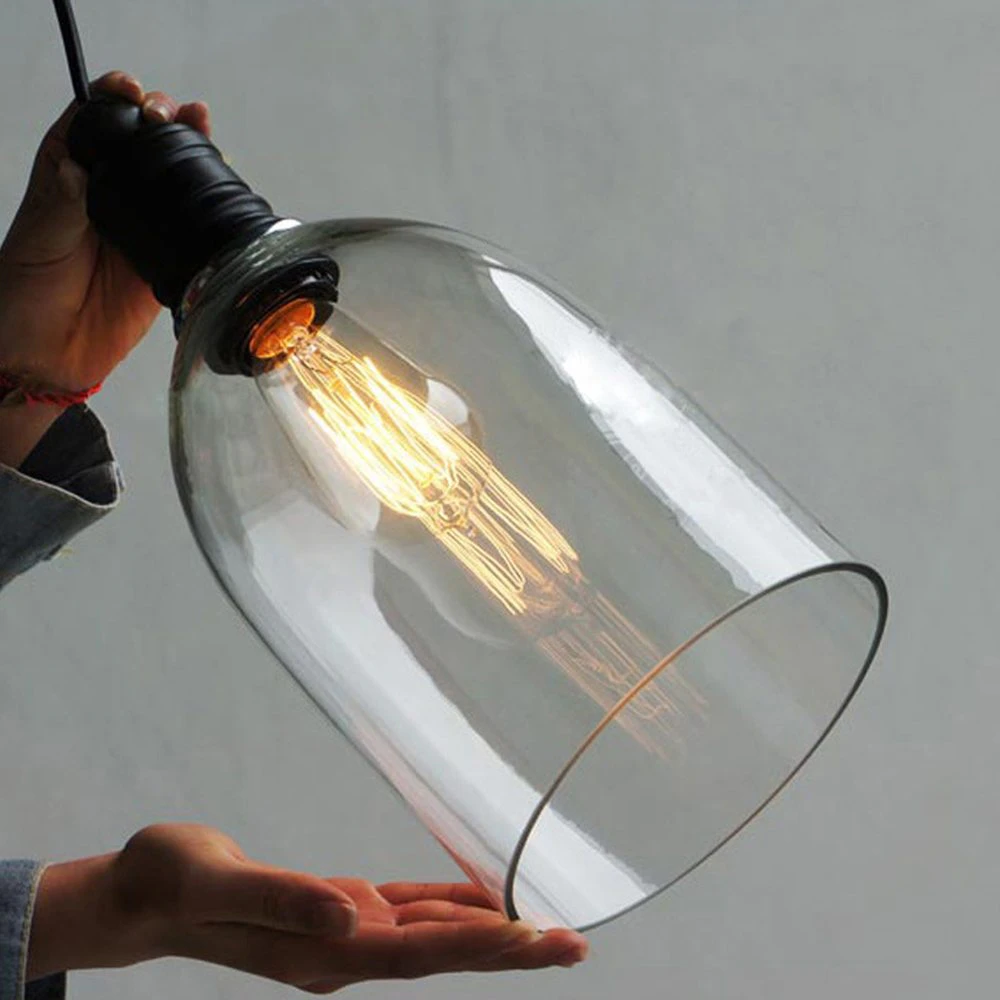 Nordic Edison Glass Pendant Lamp