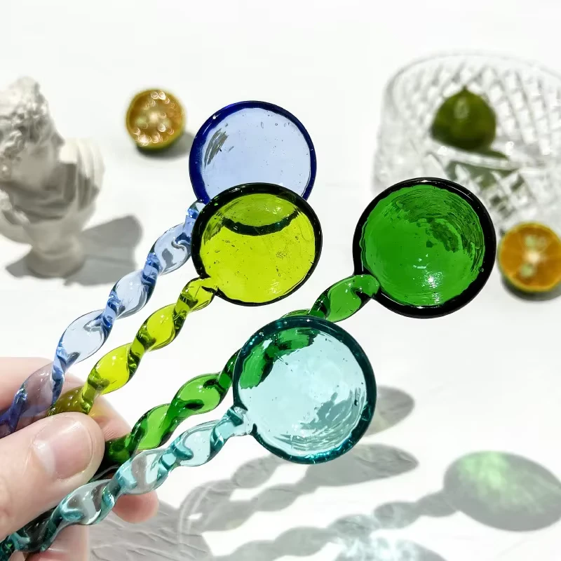 Colorful Glass Spoon