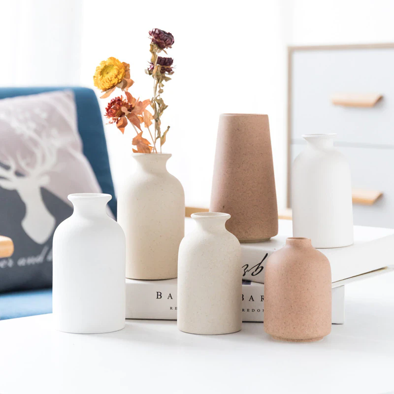 Retro Frosted Vase