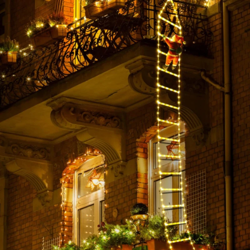 Festive LED Ladder