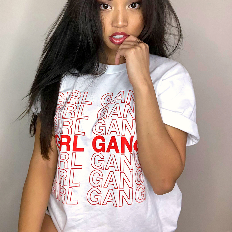 Girl Gang Print Tee
