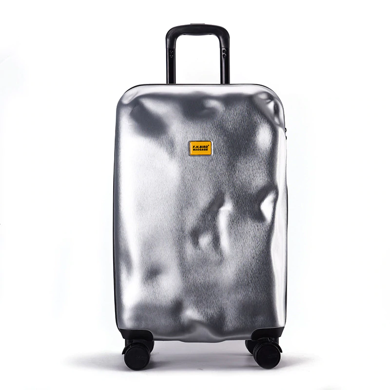 Distressed Carry On Suitcase