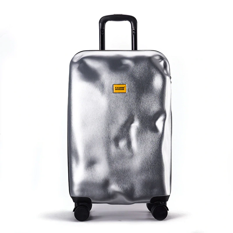 Distressed Carry On Suitcase
