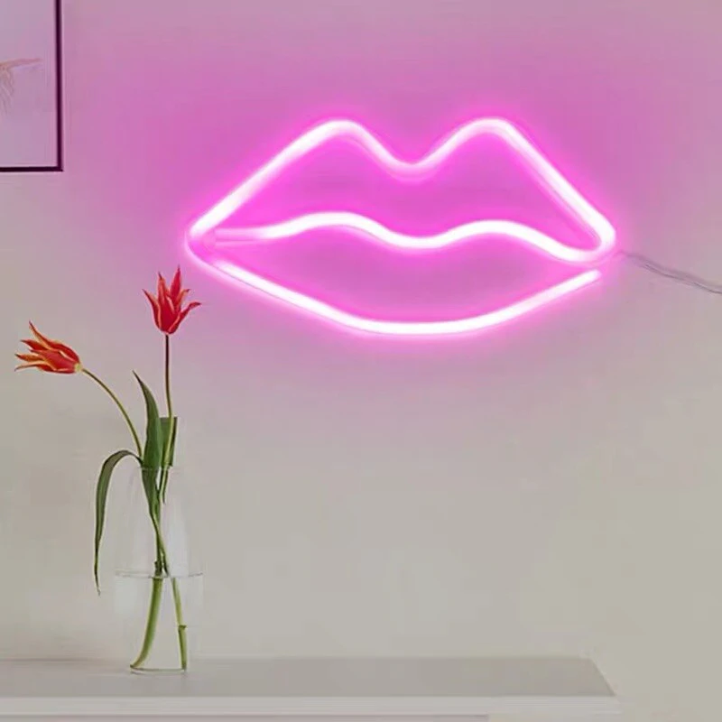 Lips LED Wall Neon