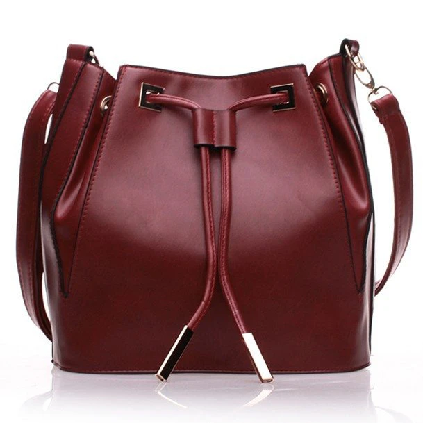 Red Bucket Bag