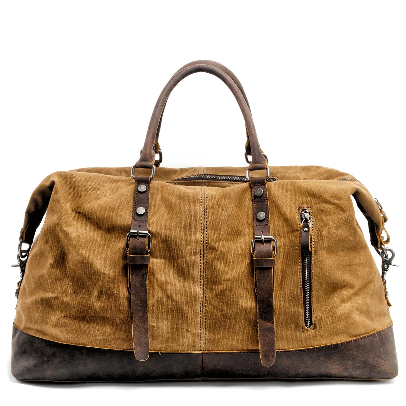 Canvas Leather Travel Bag