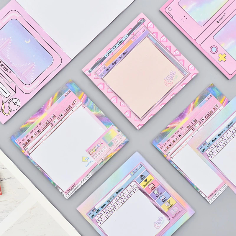 Vaporwave Sticky Notes