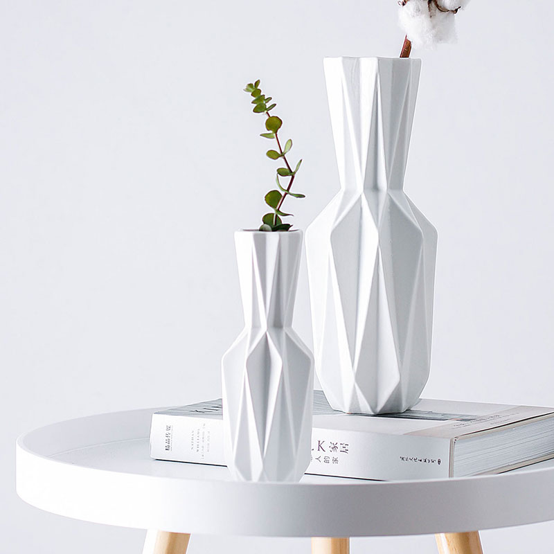 Nordic Ceramic Stem Vase