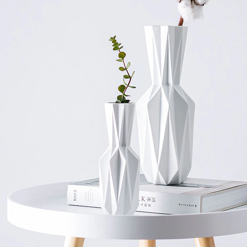 Nordic Ceramic Stem Vase