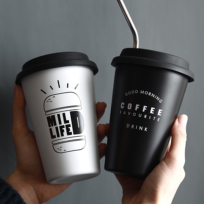 Matte Metal Travel Coffee Cup