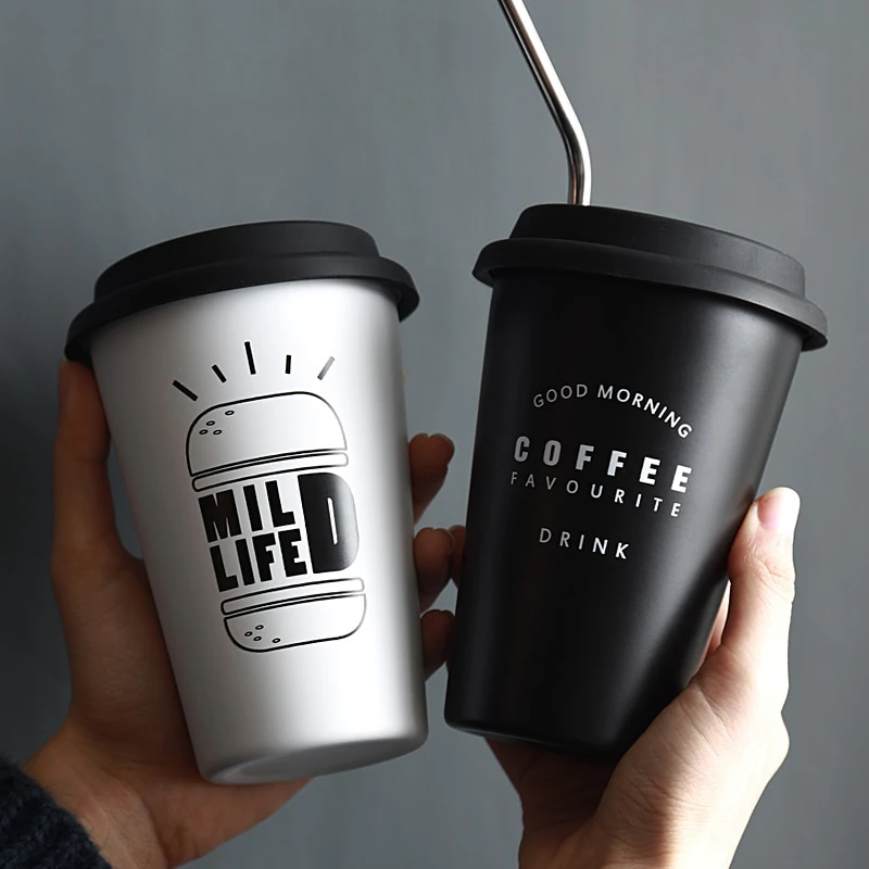 Matte Metal Travel Coffee Cup