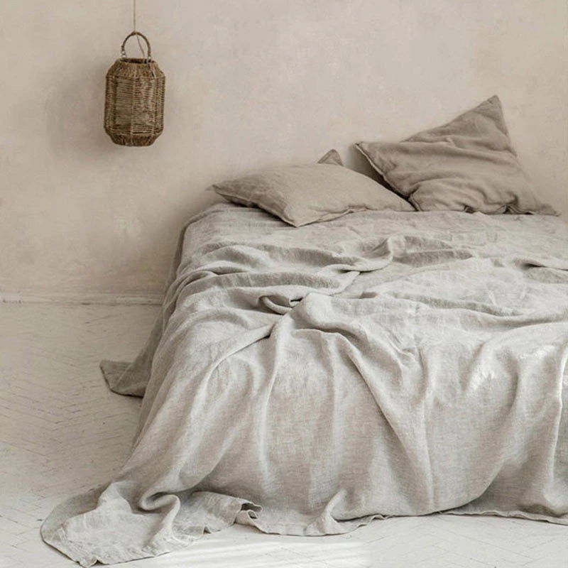 French Linen Bed Sheet Set