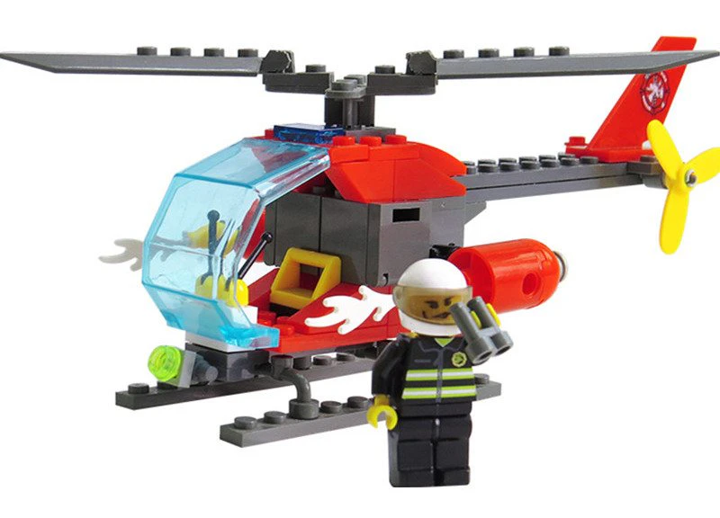 Helicopter Block Toy
