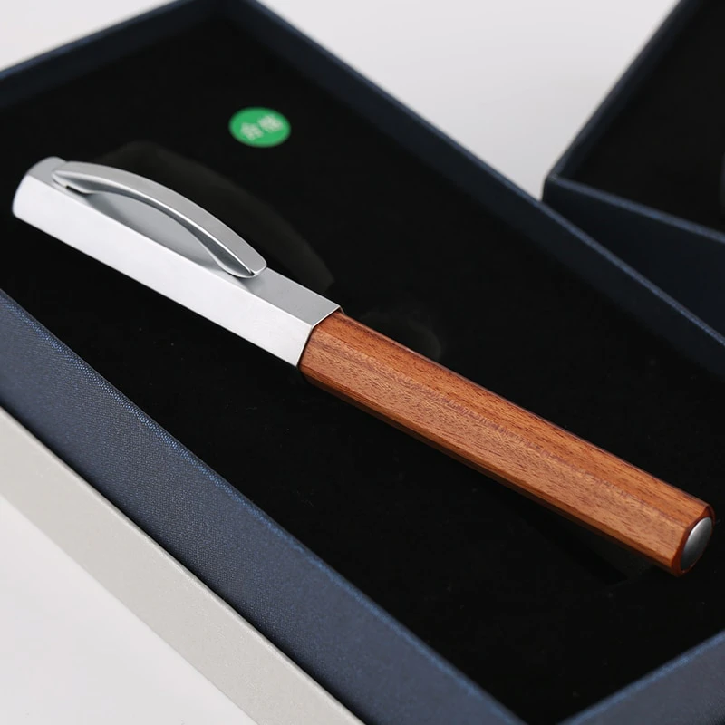 Hex Wood Fountain Pen