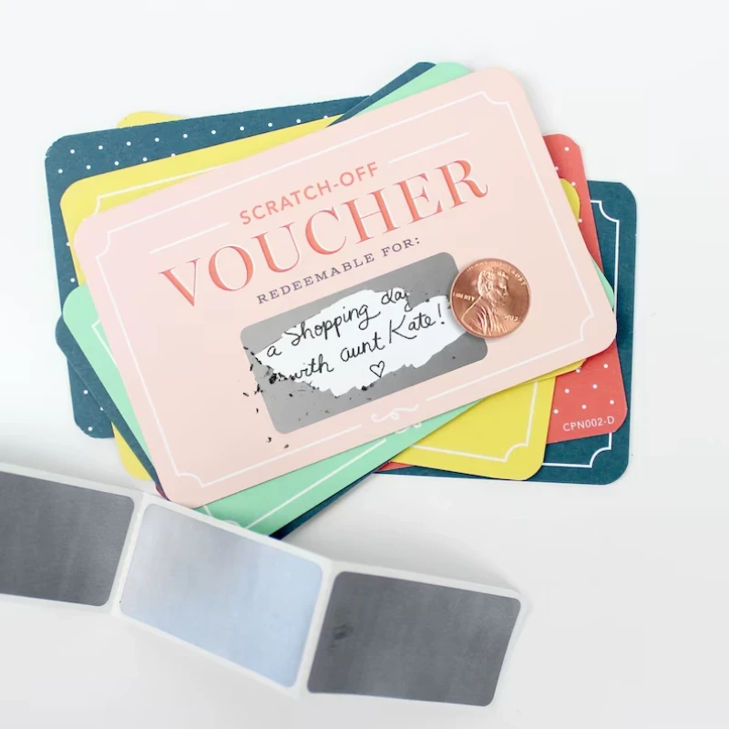 DIY Scratch-Off Vouchers