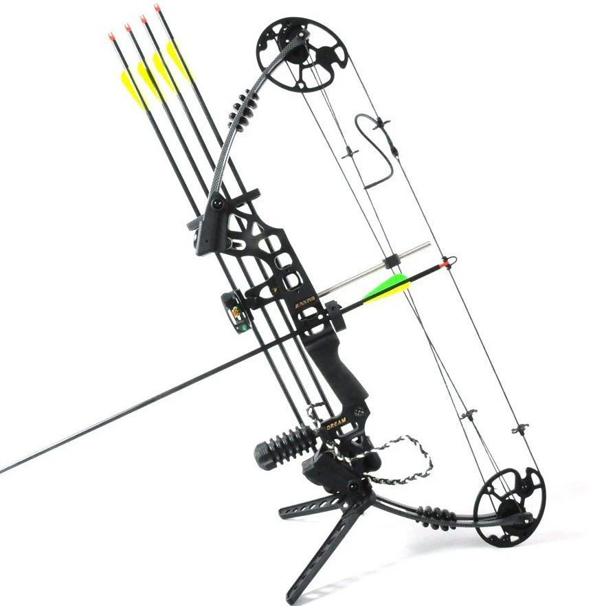 Black Aluminium Alloy Compound Hunting Archery Bow