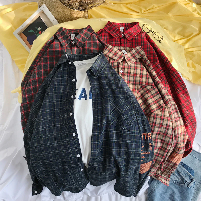 Oversize Flannel Shirt