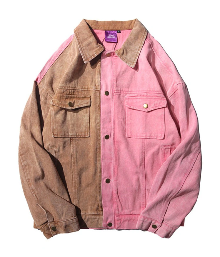 Color Block Jean Jacket