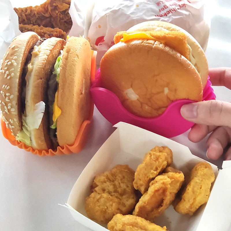 Silicone Burger Holder