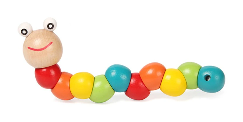 Classic Wooden Baby Snail Toy